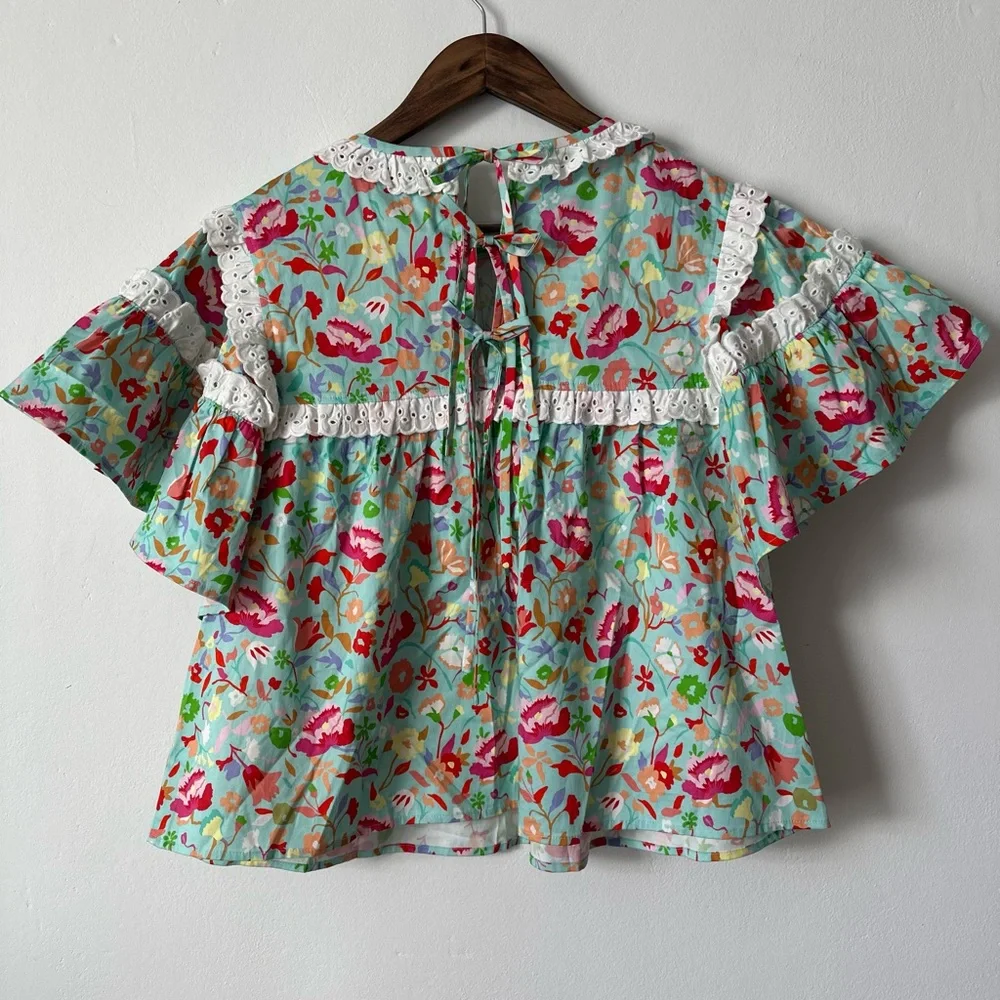 CROSBY by Mollie Burch Ella Top – Island Floral – Size Small – NWOT - Picture 7 of 11